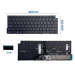 TECLADO DELL INSPIRION 5440 5445 7440 7441 P186G P187G 7640 7645 US BLACK WITH BACKLIT (335)