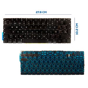 TECLADO APPLE MACBOOK A1708 CON BACKLIGTH SIN FRAME SP (289)