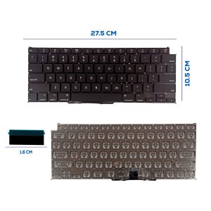 TECLADO APPLE MACBOOK AIR 13 RETINA A2179 INTEL SIN FRAME US ( 295)