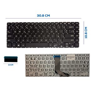 TECLADO ASUS P1440 P1440F P1440FA P1440UF P1440U P1440UA SIN FRAME ENTER SP (13)