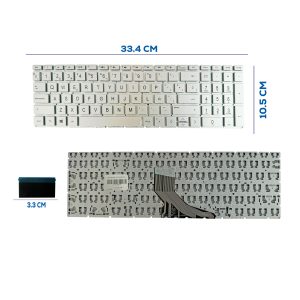 TECLADO HP 15-DA SILVER SP (33)