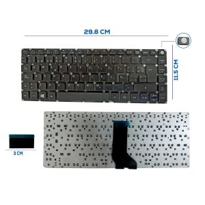 TECLADO ACER E5-474G-E5-475-E5 SIN FRAME BOTTON POWER SP (76)