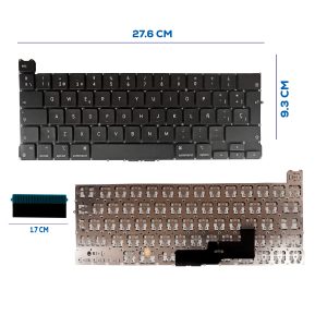 TECLADO APPLE MACBOOK PRO 13 A2289 INTEL SIN FRAME SP (290)