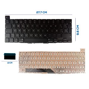 TECLADO APPLE MACBOOK PRO 16 A2141 YEAR 2019 SIN FRAME SP (291)
