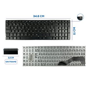 TECLADO ASUS X540 X543 BOTTON POWER SIN FRAME SP (104)