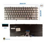 TECLADO HP ENVY 13M-BD0033DX 13-AY BLACKLIT SILVER SP (267)