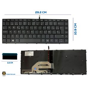 TECLADO HP PROBOOK 430 G5 440 G5 445 G5 ILUMINADO SP (90)