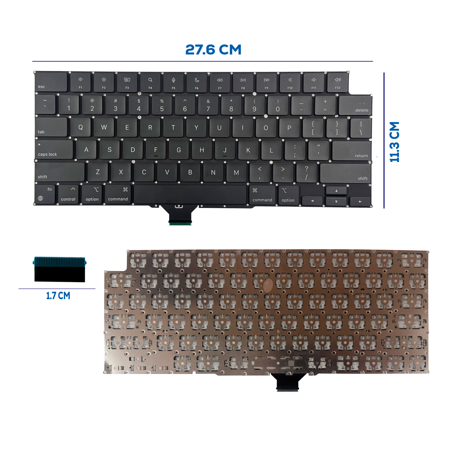TECLADO APPLE MACBOOK PRO M1 2021 A2442 14 A2485 SIN FRAME US (302)