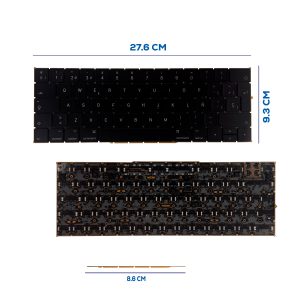 TECLADO APPLE MACBOOK PRO RETINA 13 A1989 15 1990 EMC 3214 EMC 3215 SIN FRAME SP (298)
