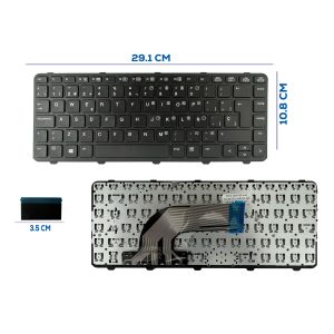 TECLADO HP 640 G1/645 G1/440 G1 G2 G3/430 G2/445 G2/ VERSIÓN 721520-161 SP (60)