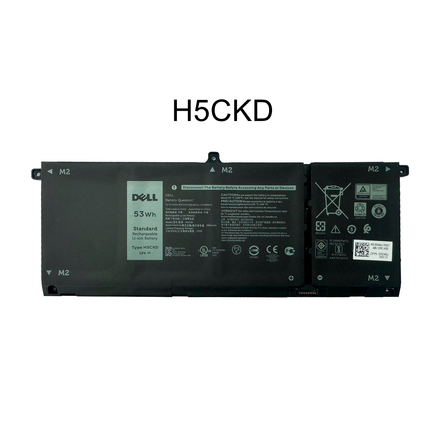 BATERIA DELL H5CKD INTERNA ORG