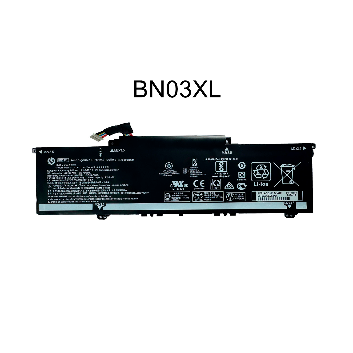 BATERIA HP BN03XL ORG