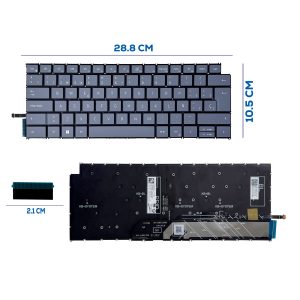 TECLADO DELL INSPIRION 5440 5445 7440 7441 P186G P187G 7640 7645 SP BLUE WITH BACKLIT SP (336)