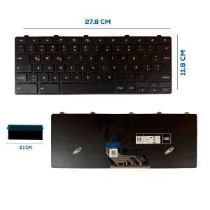 TECLADO DELL CHROMEBOOK 11 3180 3189 SP CON BOTON ON (270)