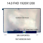 PANTALLA 14.0 LED SLIM NARROW FHD MAS IPS 1920 RGB X1200 WUXGA CONECTOR 30 PINES