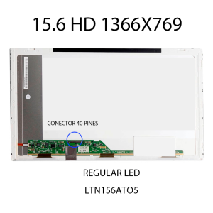 PANTALLA 15.6 LED 40 PINES REGULAR 1366X768