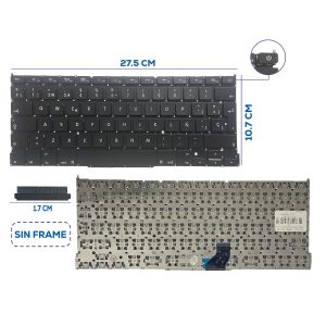 TECLADO APPLE MACBOOK PRO A1502 2013 SIN FRAME SP (2)