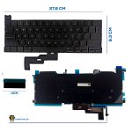 TECLADO APPLE MACBOOK PRO A2338 M1 US CON BACKLIGHT (300)