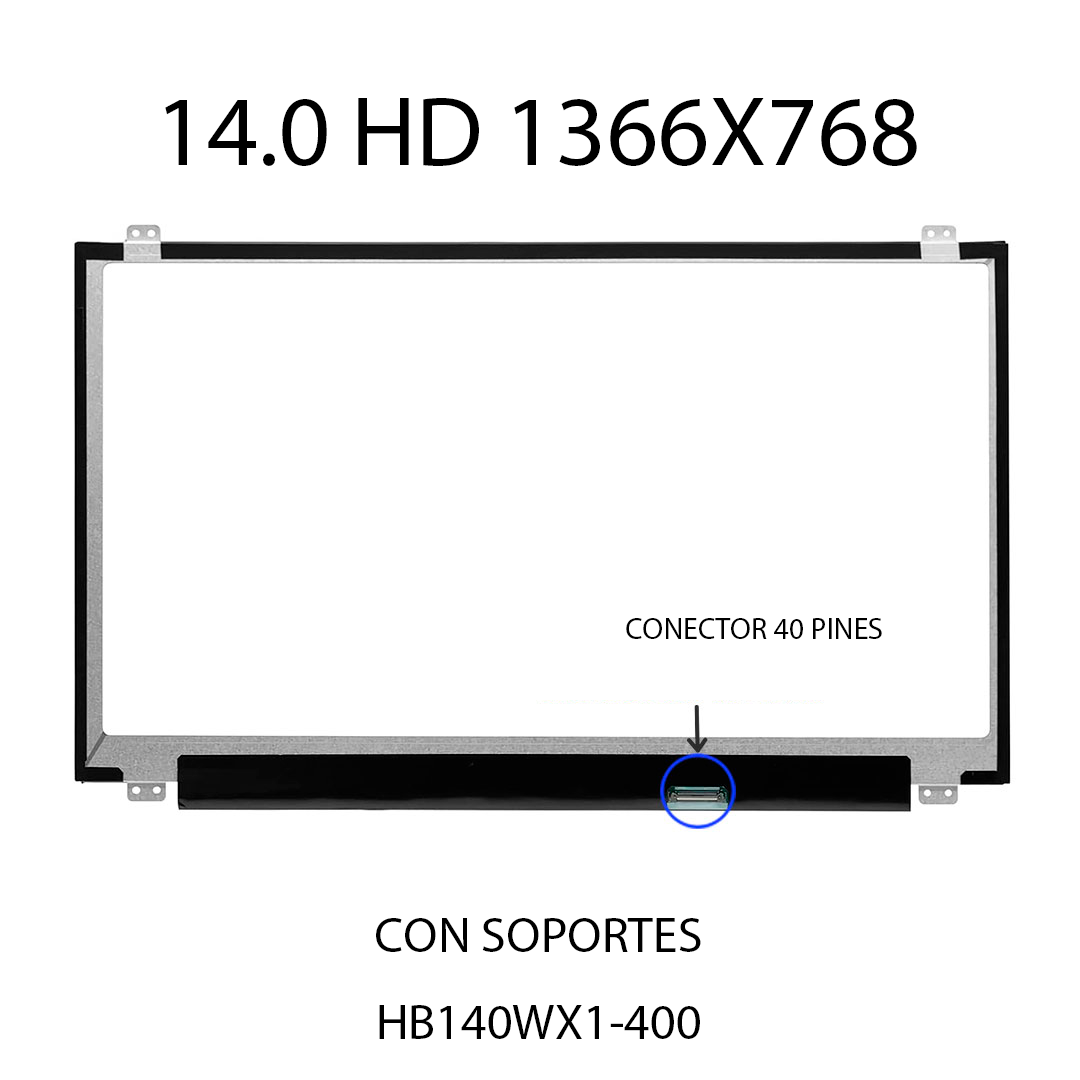PANTALLA 14 SLIM 40 PINES HD(1366X768)