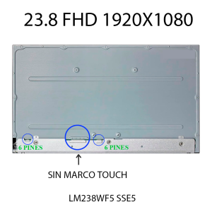 PANTALLA AIO 23.8 PULGADAS TOUCH FHD(1920×1080) 30 PINES SIN MARCO AIO