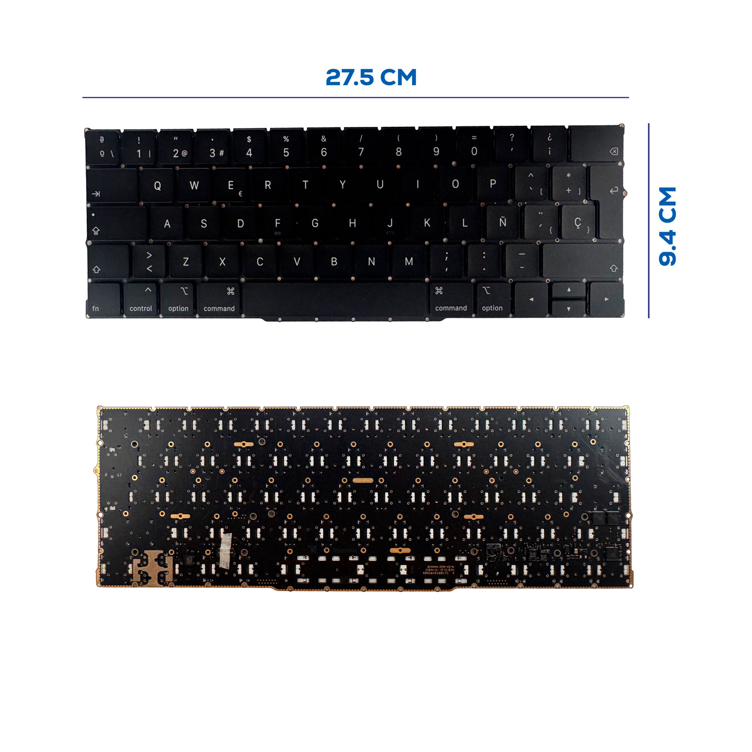 TECLADO APPLE MACBOOK PRO RETINA 13.3 A2159 CON BACKLIGTH SIN FRAME SP (285)