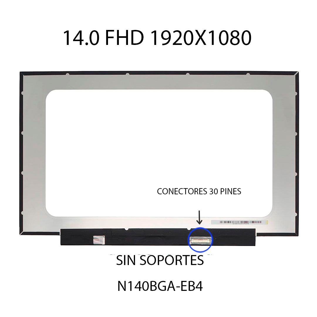 PANTALLA 14.0 SLIM NARROW 30 PINES FHD (1920X1080) SIN SOPORTES