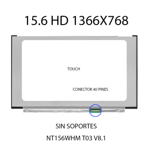 PANTALLA 15.6 SLIM NARROW HD(1366X768) 40 PINES TOUCH