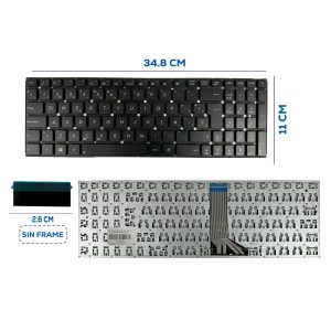 TECLADO ASUS X551 X551 C X551CA X551 X555L SIN FRAME SP (110)