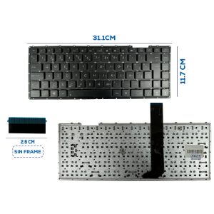 TECLADO ASUS X401 X401A X401U SIN FRAME SP (117)