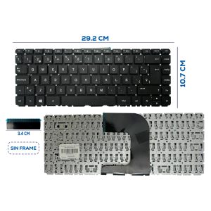 TECLADO HP 14-AC 14-AM 109 240 G5 245 G5 SIN FRAME SP (19)