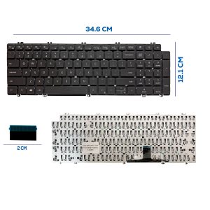 TECLADO DELL LATITUDE 5520 5221 US (262)