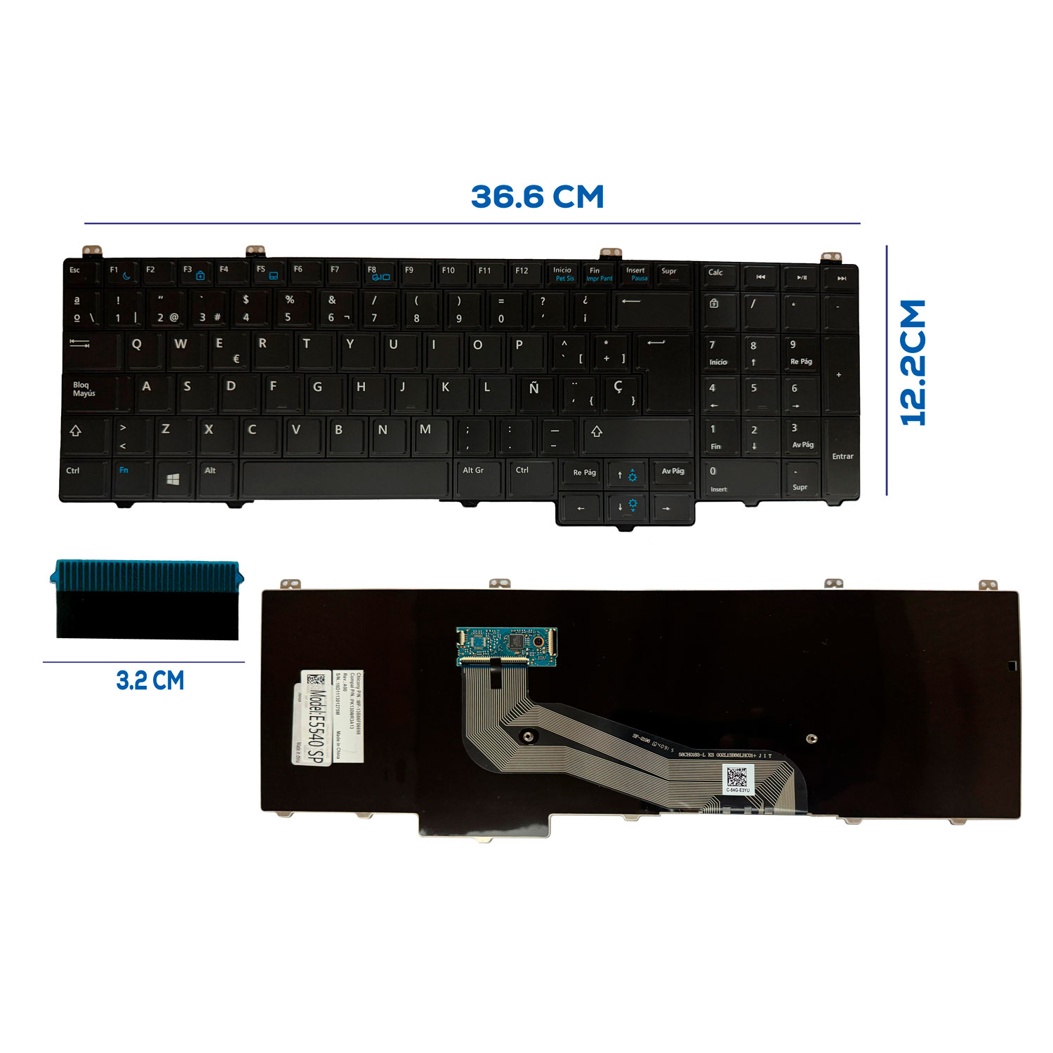 TECLADO DELL LATITUDE E5540 SP (254)