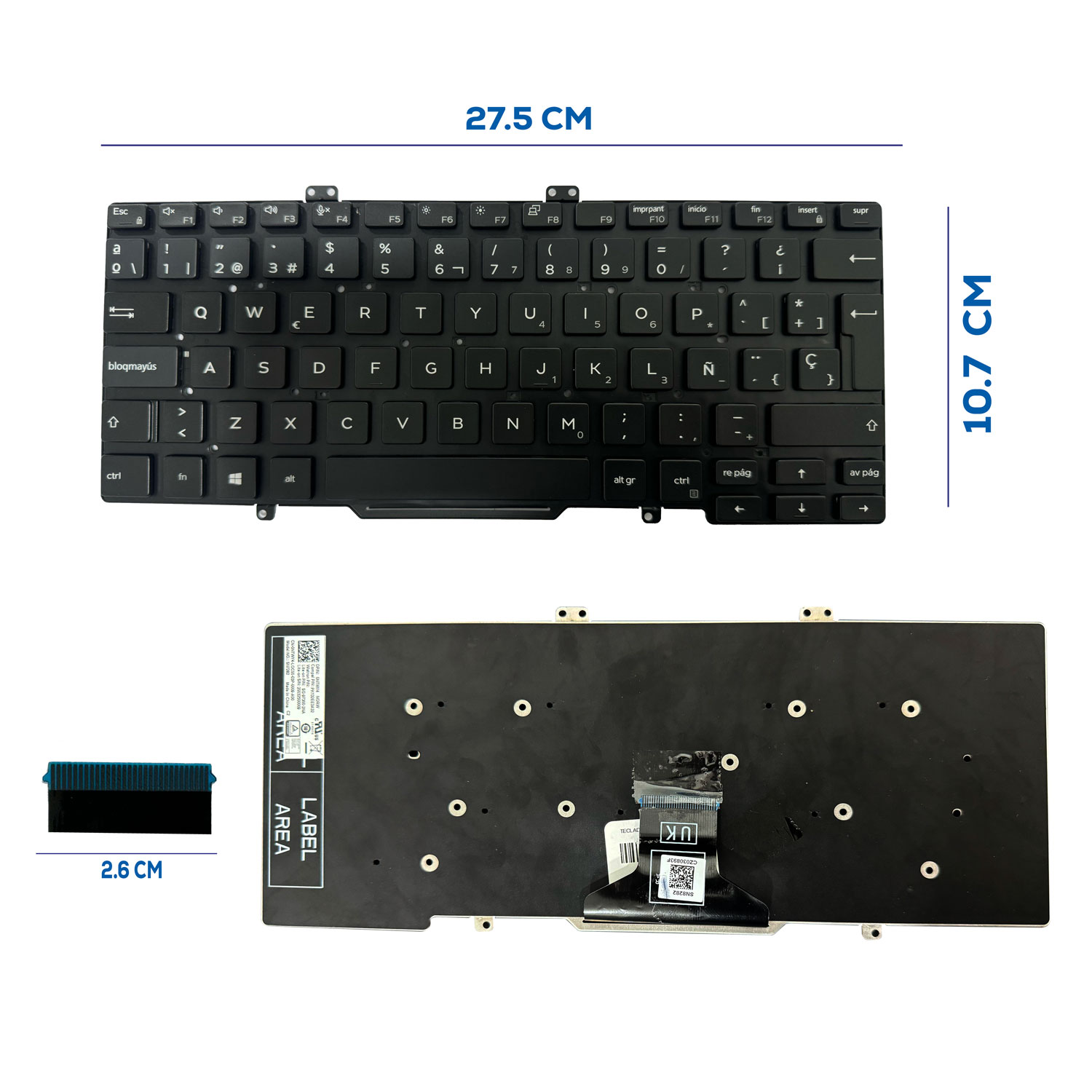 TECLADO DELL LATITUDE SP 5400 5401 5410 5411 (139)