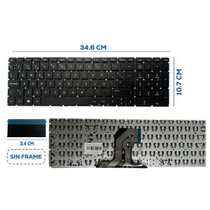 TECLADO HP 15-AC 15-AY SIN FRAME SP (20)