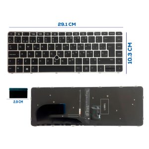 TECLADO HP 840 G3 POINTER SP ILUMINADO (67)