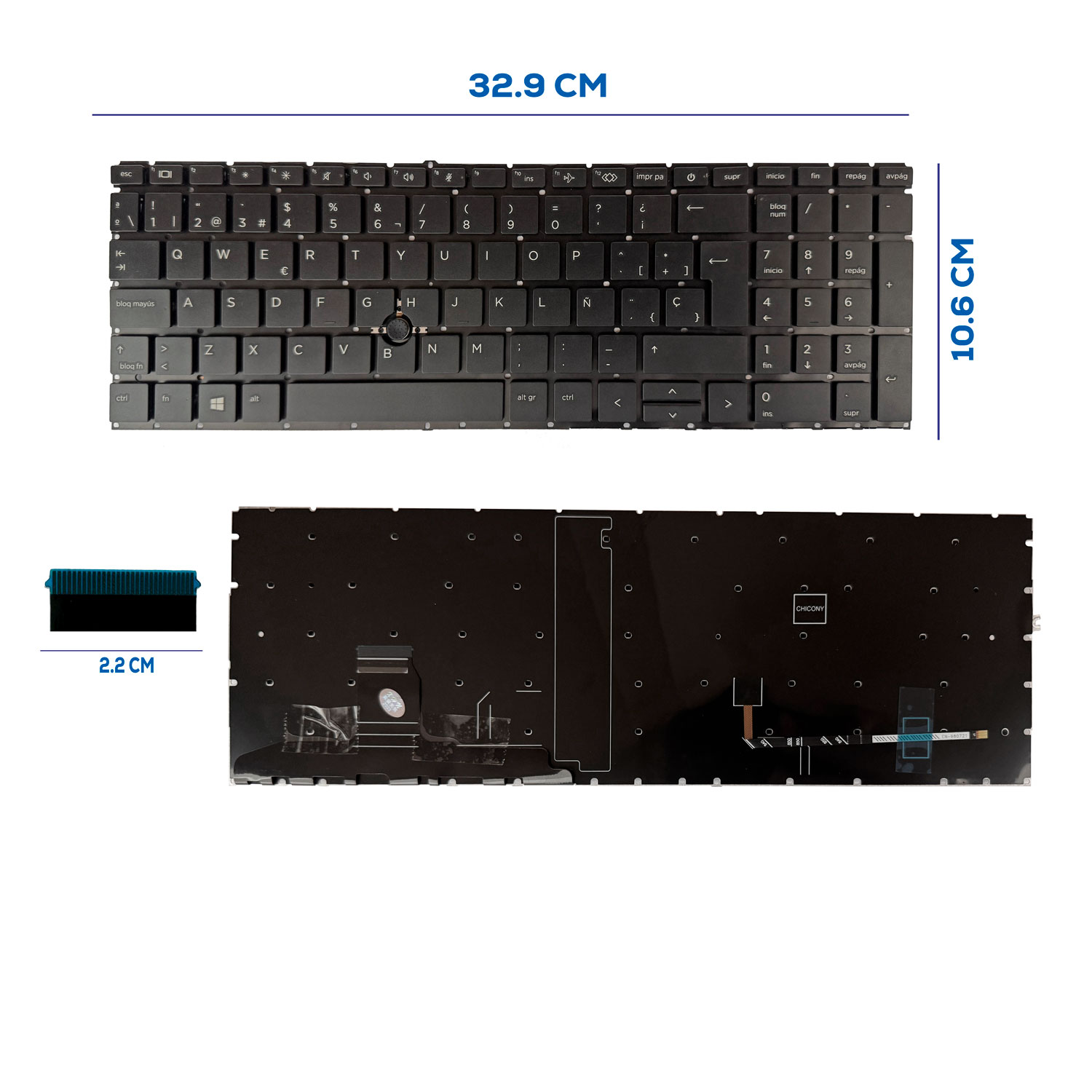 TECLADO HP 850 G7 850 G8 855 G7 855 G8 755 G7 755 G8 SP (227)