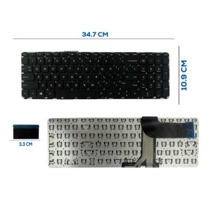 TECLADO HP ENVY 15 K100 15-P SIN FRAME US NUMÉRICO (64)