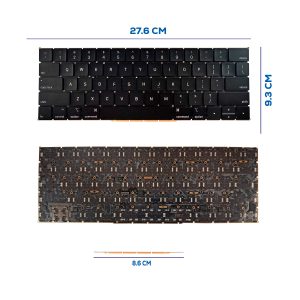 TECLADO APPLE MACBOOK PRO RETINA 13 A1989 15 A1990 EMC 3214 EMC 3215 SIN FRAME US (286)