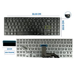 TECLADO ASUS K513E BLACK US (187)