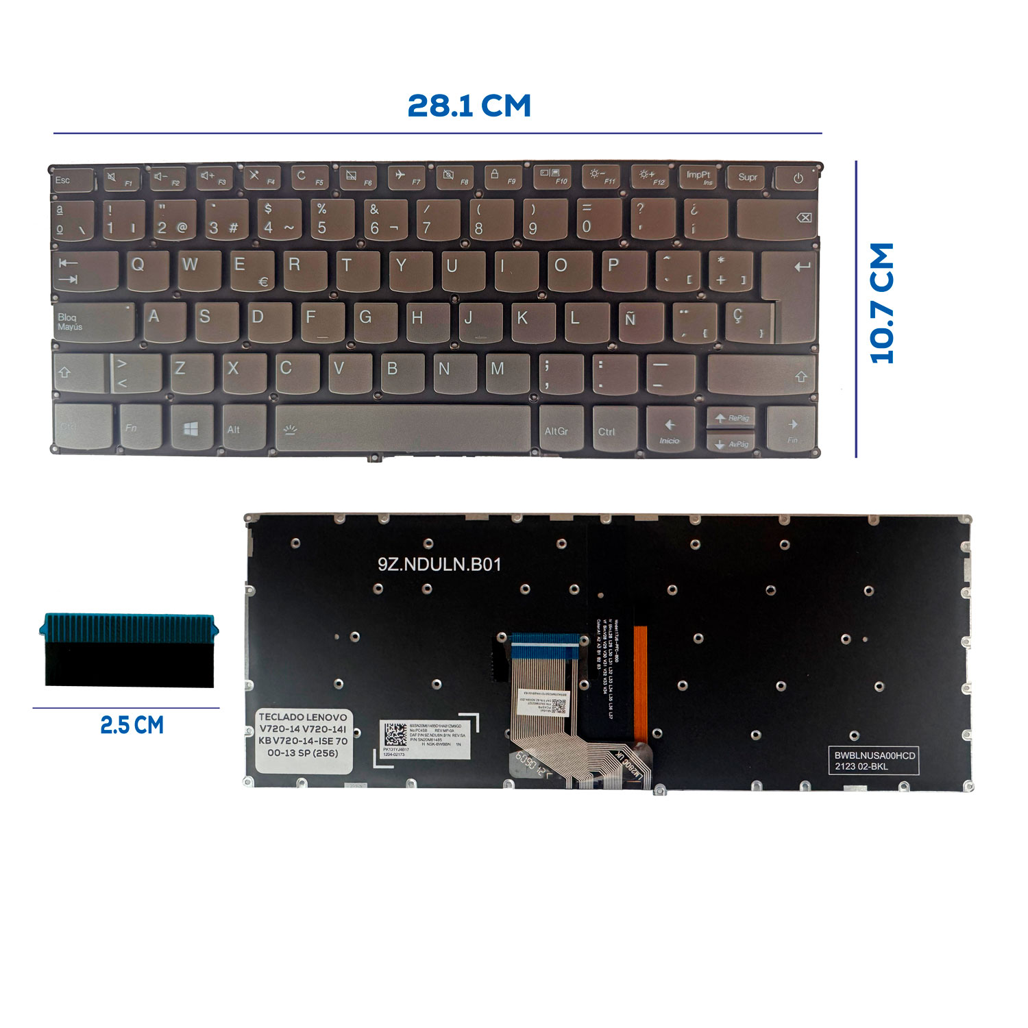 TECLADO LENOVO V720-14 V720-14IKB V720-14-ISE 7000-13 SP (256)