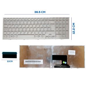 TECLADO SONY VPCEE SP NUMÉRICO BLANCO (94)