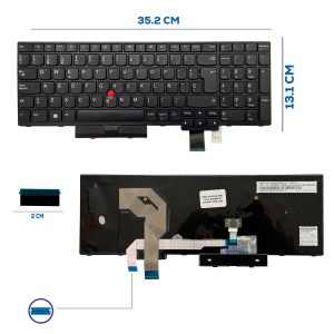 TECLADO LENOVO THINKPAD T570 T580 P51S SP (306)