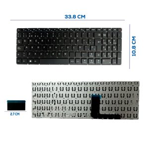 TECLADO LENOVO IDEAPAD 110 15IBR 110 15AST BOTON POWER SIN FRAME SP (159)