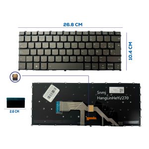 TECLADO LENOVO IDEAPAD S540-13API S540-13ARE S540-13IML S540-13 81XC CON BACKLIGTH SIN FRAME SP (210)