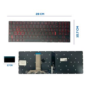 TECLADO LENOVO Y520 Y545 Y720 SIN FRAME SP NUMÉRICO (153)