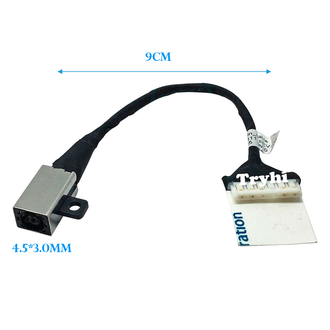 DC JACK DELL 14R 14-3000 3567-5664 3562 14 3462 3467 4.5X3.0MM 9CM
