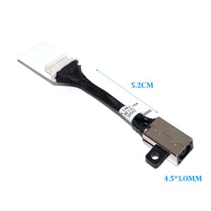 DC JACK DELL 3410 3510 07DM5H 4.5X3.0MM 5.2CM 8 PINES 7 HILOS