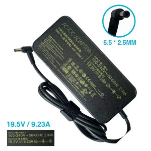 CARGADOR ASUS MSI GAMER 19.5V/9.23A/180W/ 5.5X 2.5MM