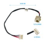 DC JACK ACER ASPIRE 5 A515-51 A515- 51G A517-51 5.5X1.7 MM CON CABLE LARGO 19.5 CM 4 PINES