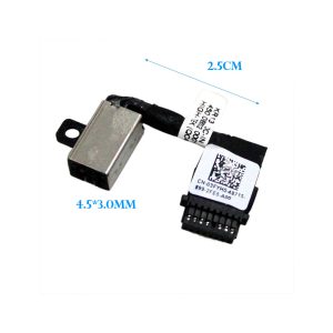 DC JACK DELL 7380 3FYH0 P83G 4.5X3.0MM 2.5 CM 8 PINES 7 HILOS